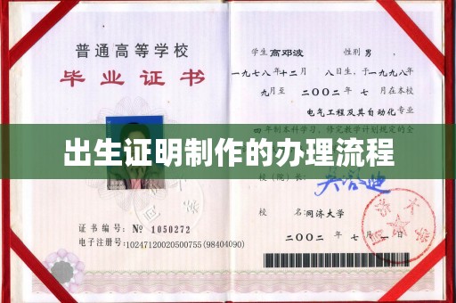 玉东出生证明制作的办理流程